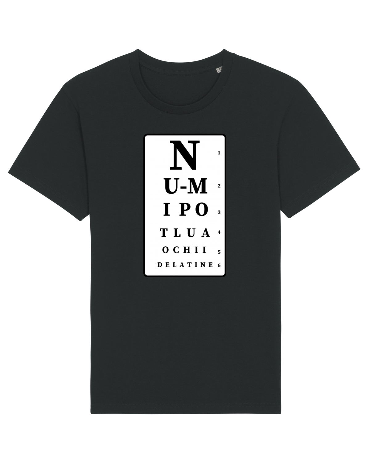 Tricou mânecă scurtă Unisex Rocker Black