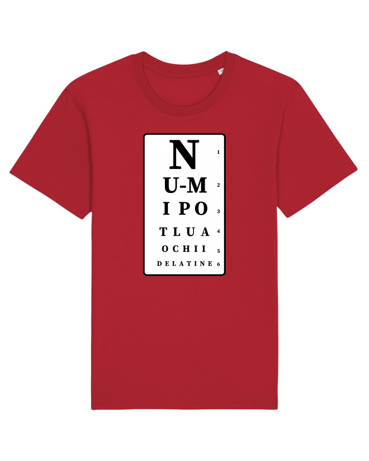 Tricou mânecă scurtă Unisex Rocker Red