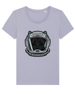 Astro cat Tricou mânecă scurtă guler larg fitted Damă Expresser