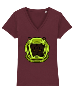 Astro cat Tricou mânecă scurtă guler V Damă Evoker