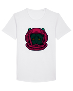 Astro cat Tricou mânecă scurtă guler larg Bărbat Skater