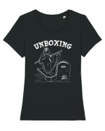 Unboxing Tricou mânecă scurtă guler larg fitted Damă Expresser