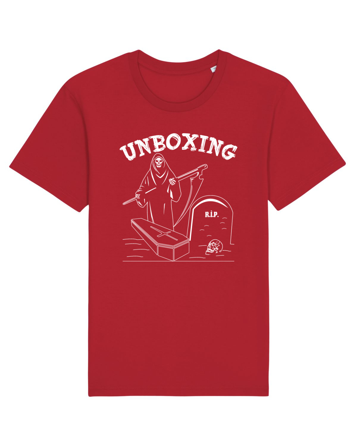Tricou mânecă scurtă Unisex Rocker Red