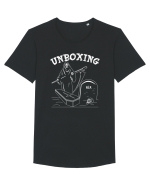 Unboxing Tricou mânecă scurtă guler larg Bărbat Skater