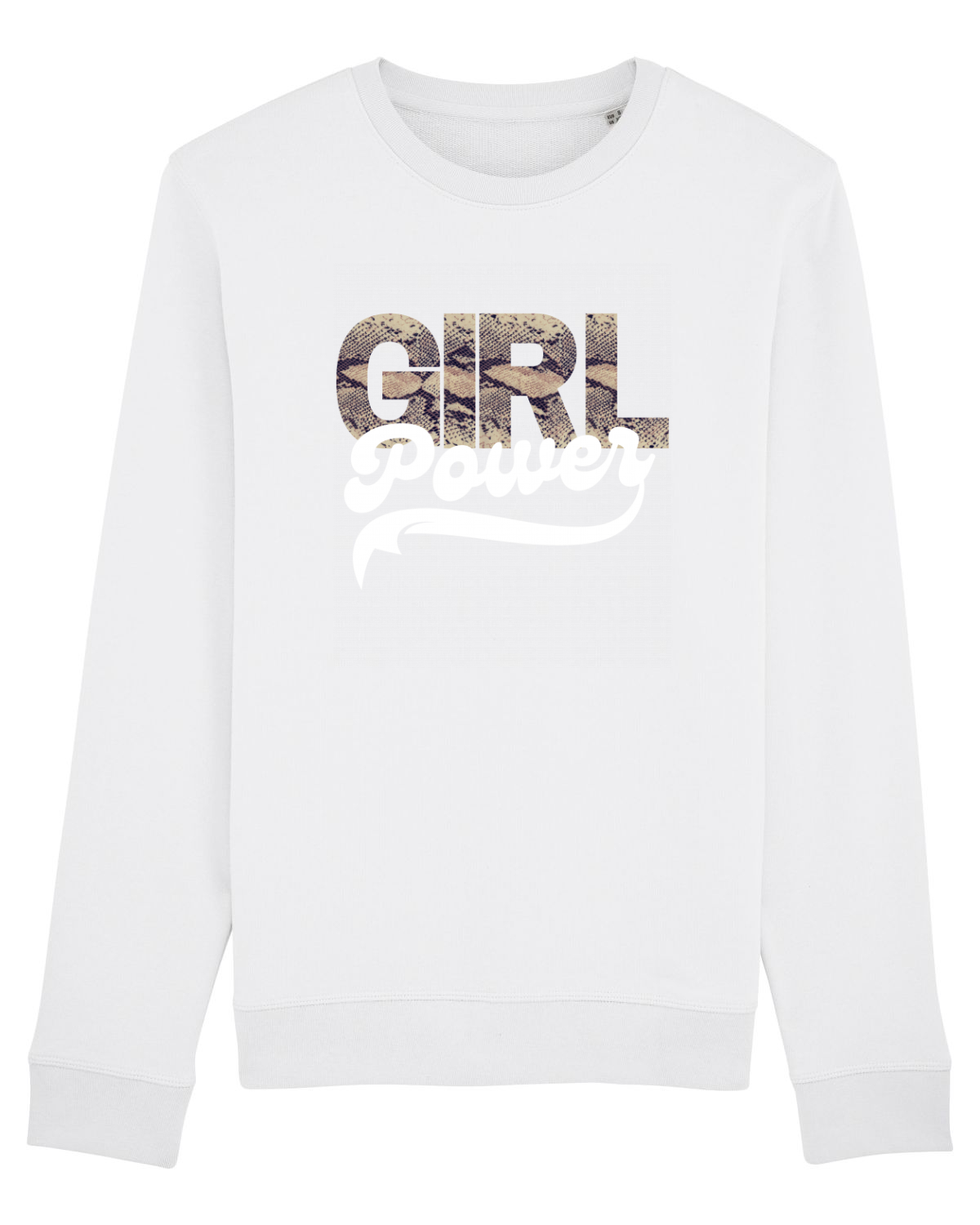Bluză mânecă lungă Unisex Rise White