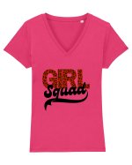 Girl Squad  Tricou mânecă scurtă guler V Damă Evoker