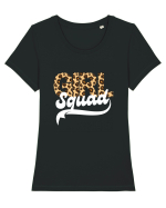 Girl Squad  Tricou mânecă scurtă guler larg fitted Damă Expresser