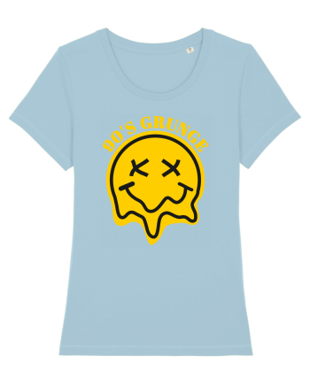 90'S Grunge Sky Blue