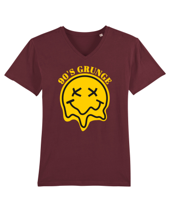 90'S Grunge Burgundy