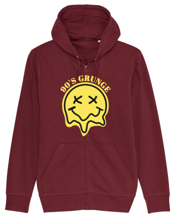 90'S Grunge Burgundy
