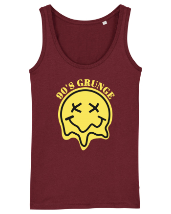 90'S Grunge Burgundy