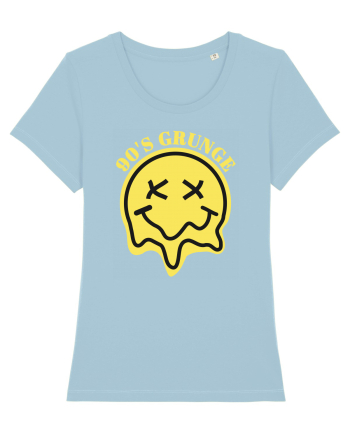 90'S Grunge Sky Blue