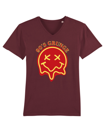 90'S Grunge Burgundy
