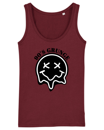 90'S Grunge Burgundy