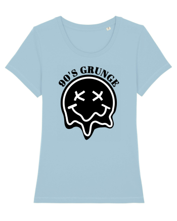 90'S Grunge Sky Blue