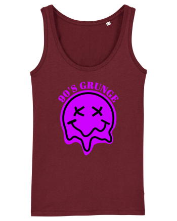 90'S Grunge Burgundy