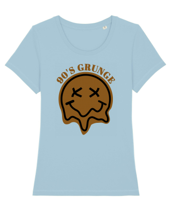 90'S Grunge Sky Blue