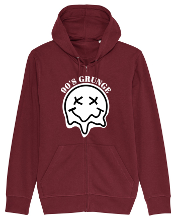 90'S Grunge Burgundy