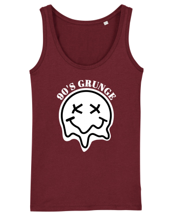 90'S Grunge Burgundy
