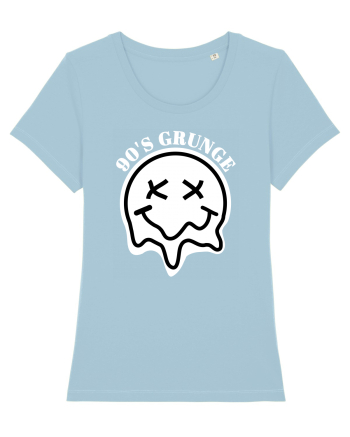 90'S Grunge Sky Blue