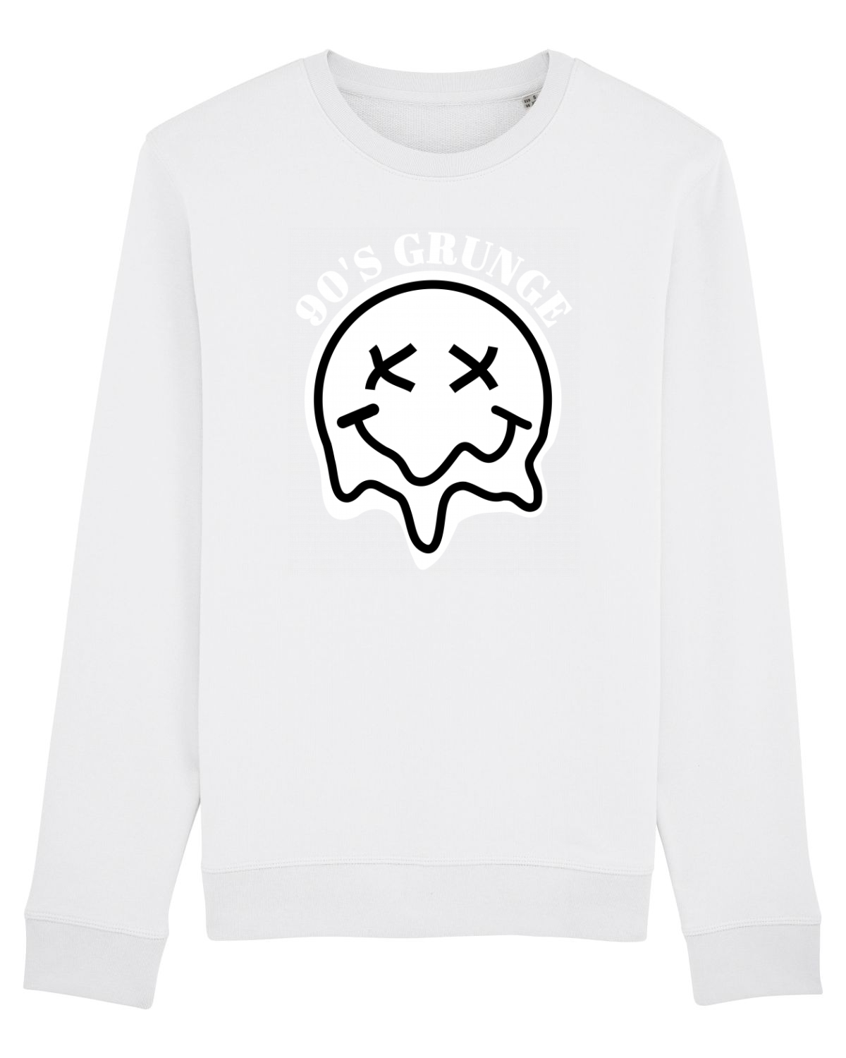Bluză mânecă lungă Unisex Rise White