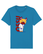 Karate Dog Tricou mânecă scurtă Unisex Rocker