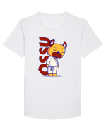 Karate Dog Tricou mânecă scurtă guler larg Bărbat Skater
