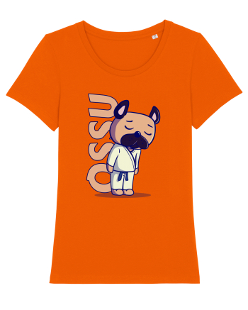 Karate Dog Bright Orange