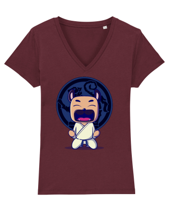Karate Dog Burgundy