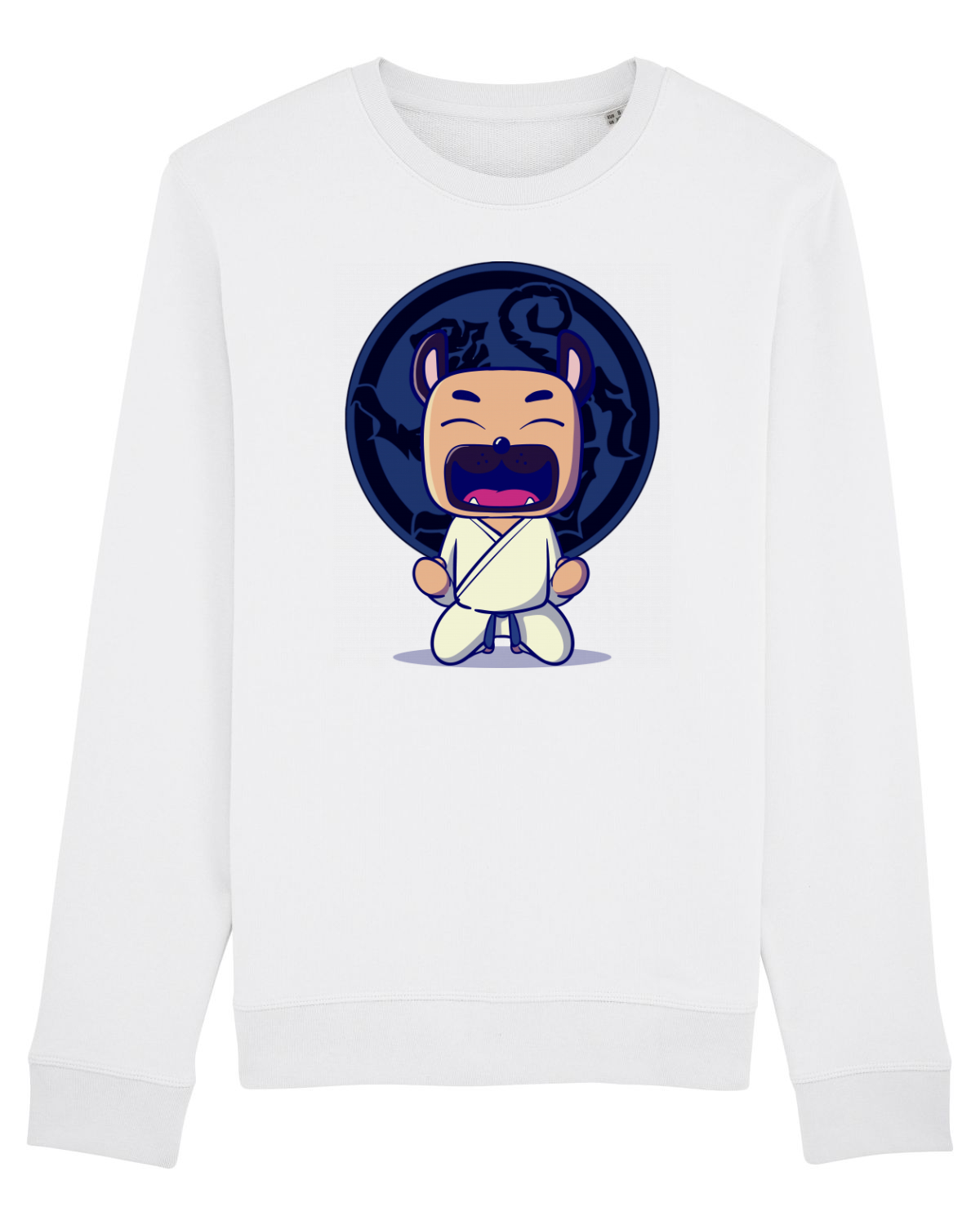 Bluză mânecă lungă Unisex Rise White