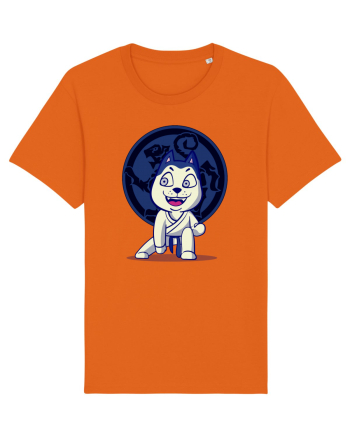 Karate Dog Bright Orange