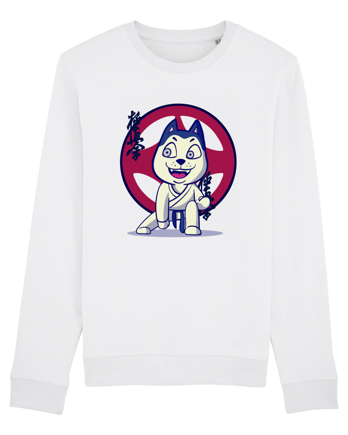 Bluză mânecă lungă Unisex Rise White