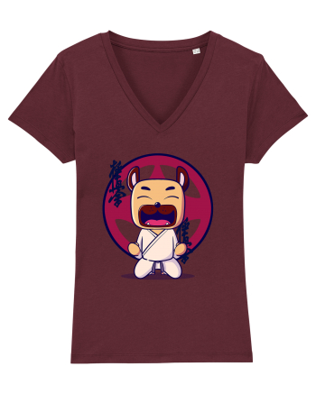 Karate Dog Burgundy