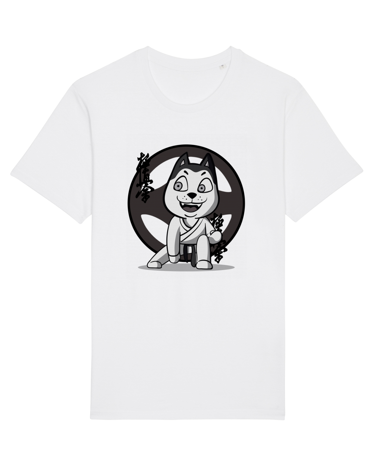 Tricou mânecă scurtă Unisex Rocker White