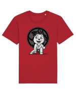 Karate Dog Tricou mânecă scurtă Unisex Rocker
