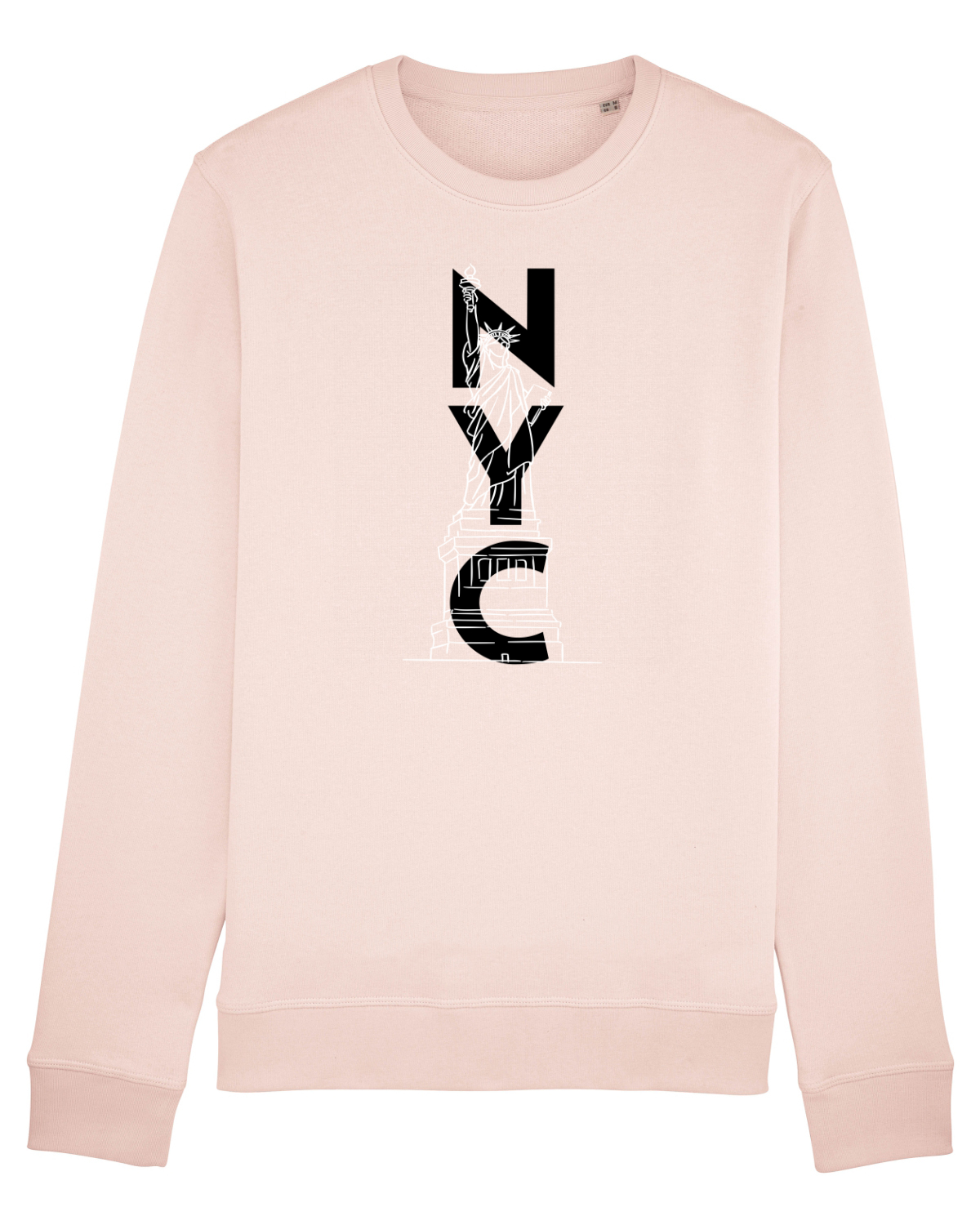Bluză mânecă lungă Unisex Rise Candy Pink