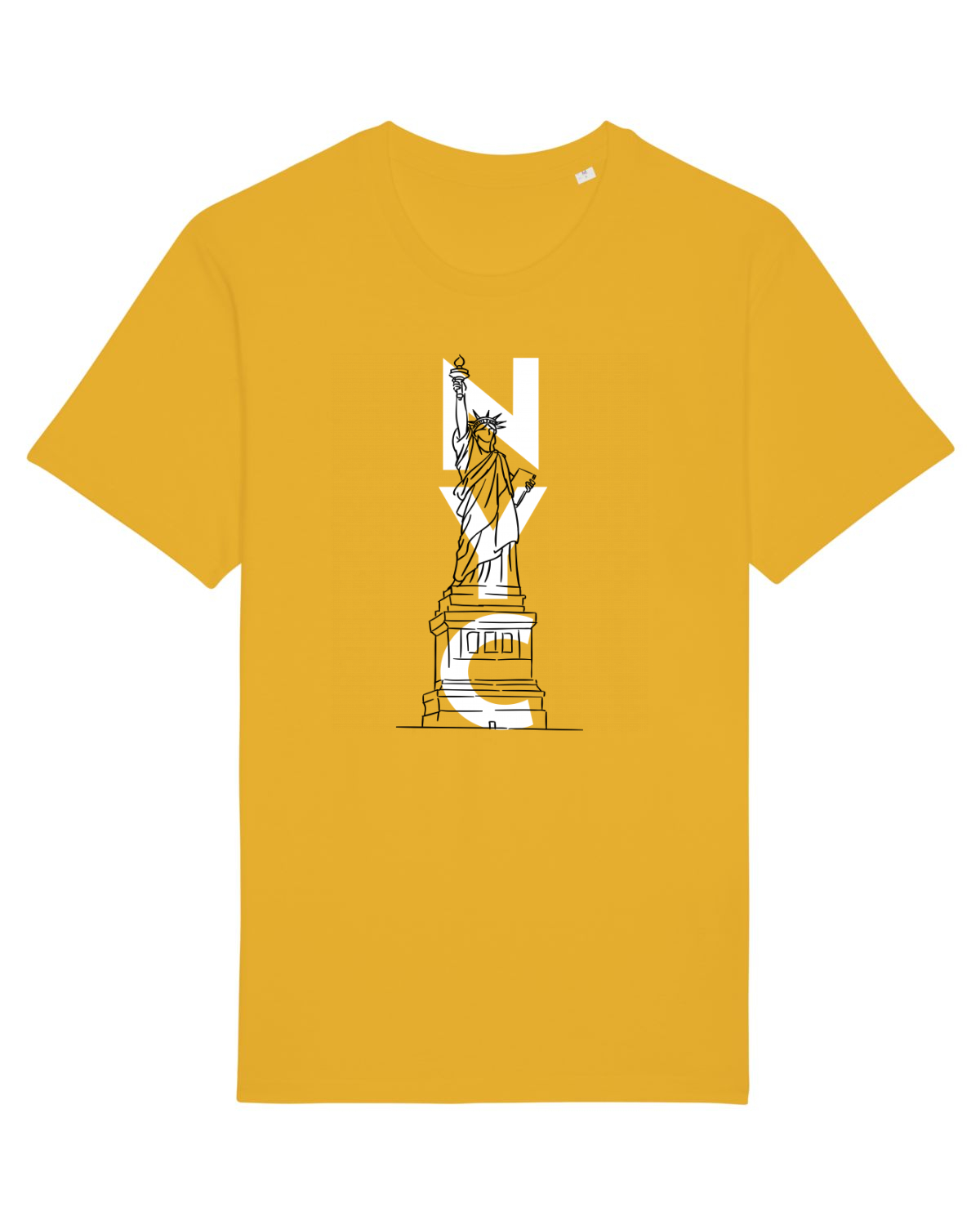 Tricou mânecă scurtă Unisex Rocker Spectra Yellow