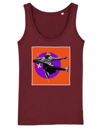 Dancing Art Burgundy