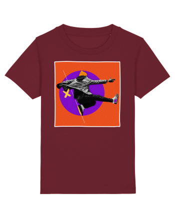 Dancing Art Burgundy