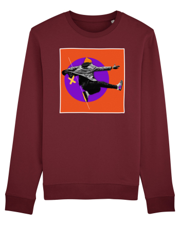 Dancing Art Burgundy