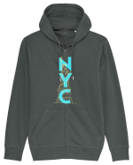 NYC(New York City) Hanorac cu fermoar Unisex Connector