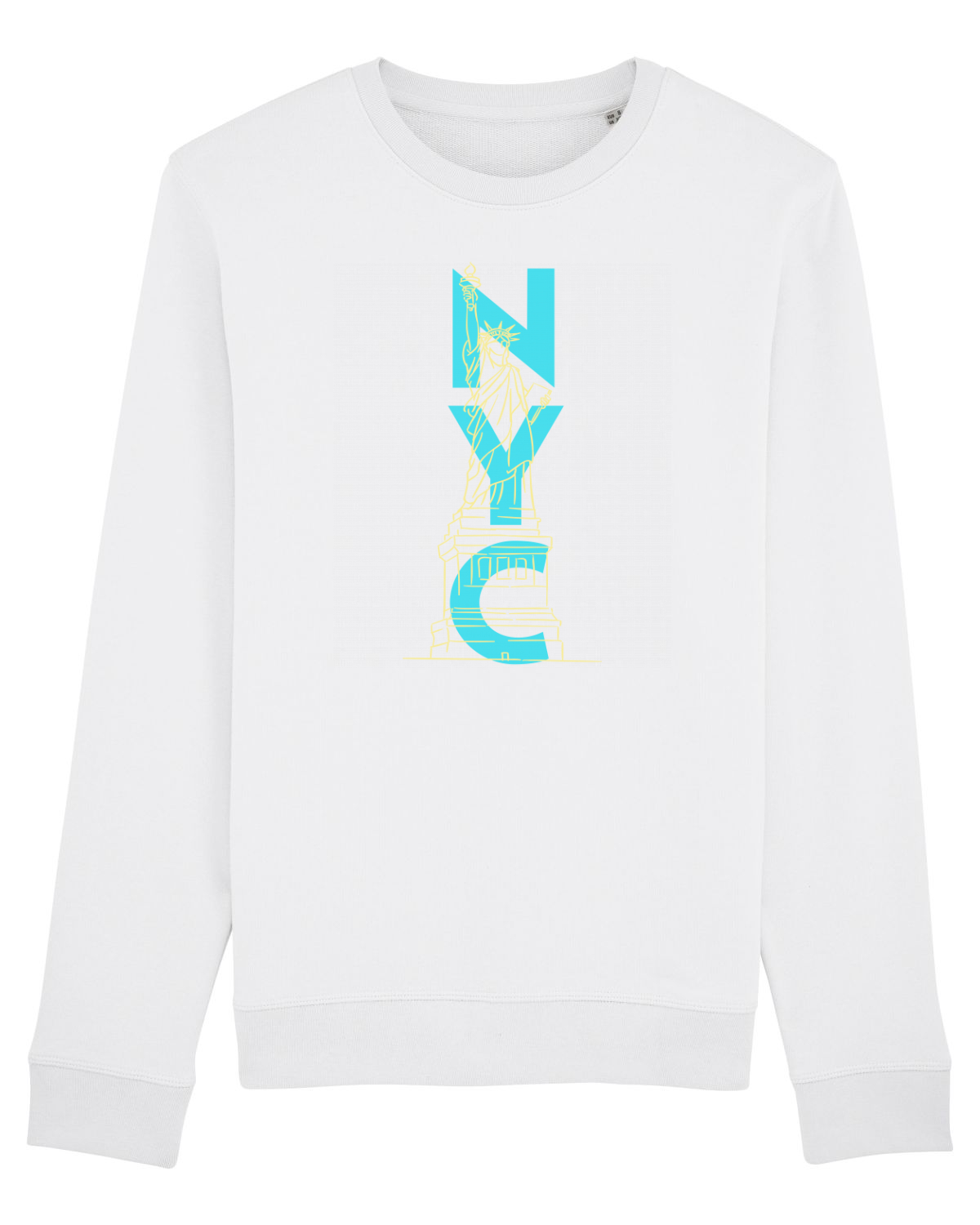 Bluză mânecă lungă Unisex Rise White