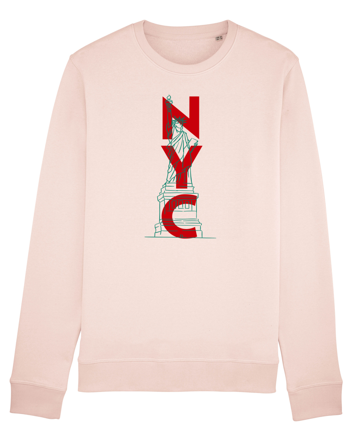 Bluză mânecă lungă Unisex Rise Candy Pink