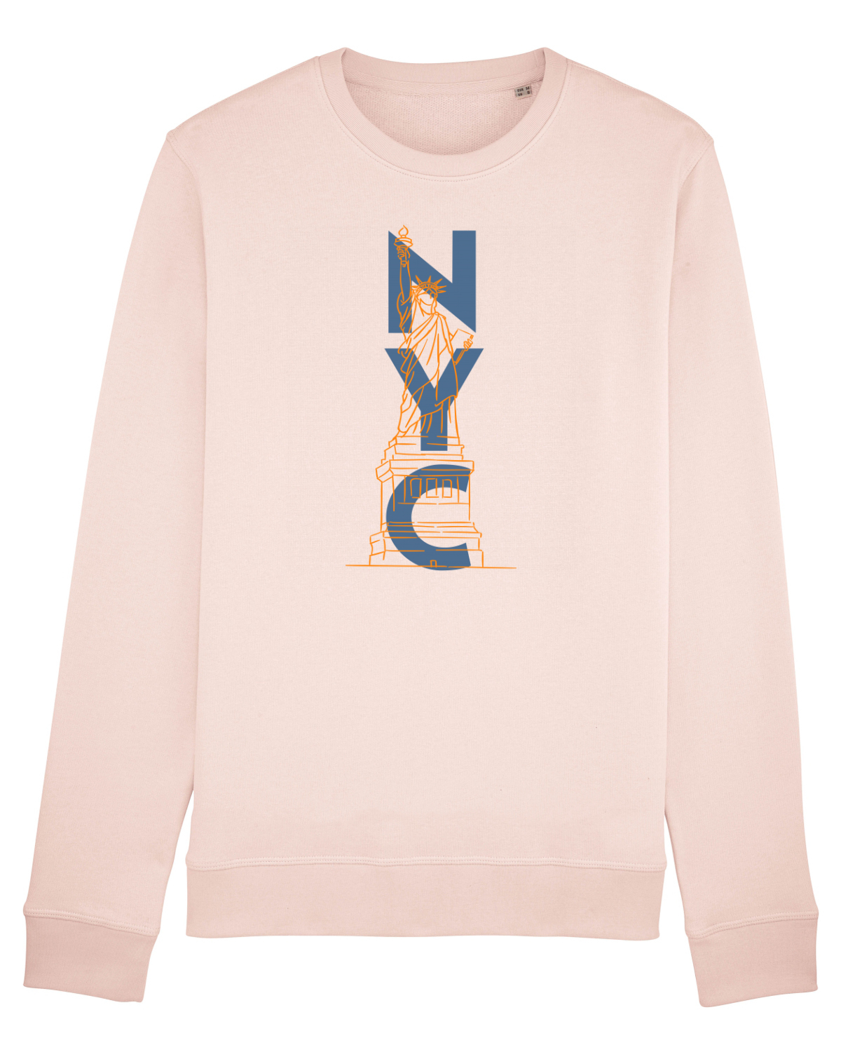 Bluză mânecă lungă Unisex Rise Candy Pink