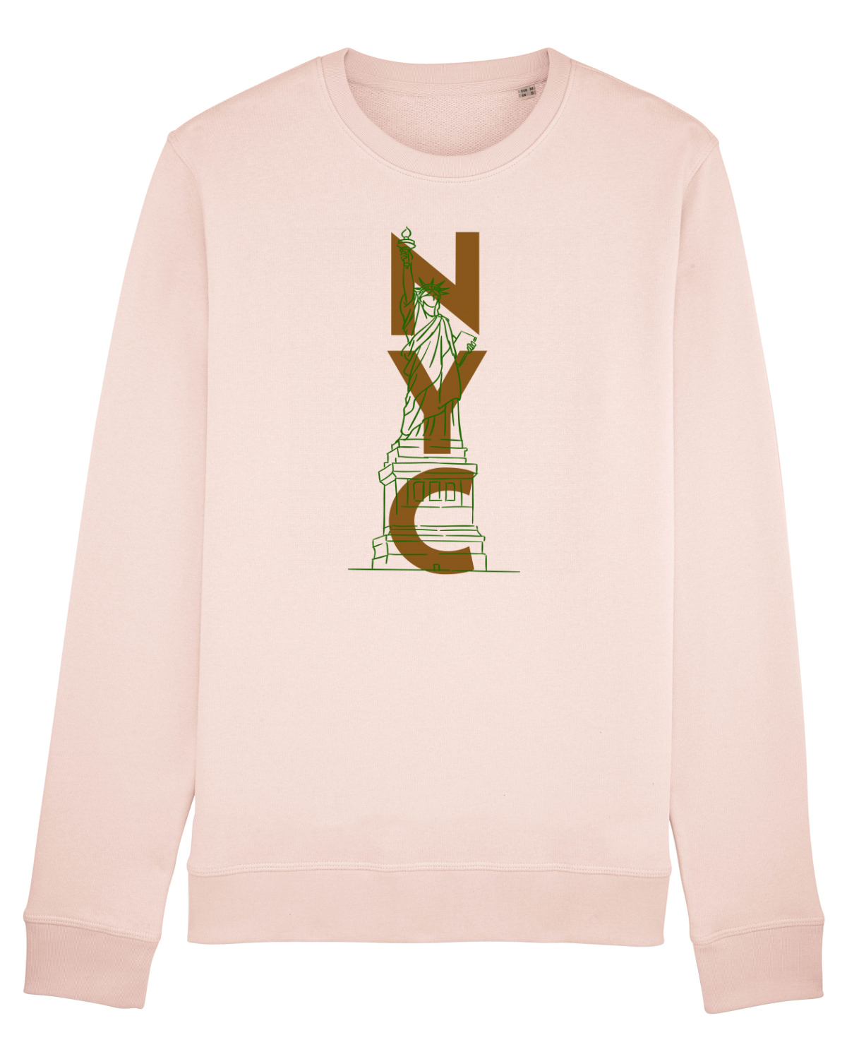 Bluză mânecă lungă Unisex Rise Candy Pink