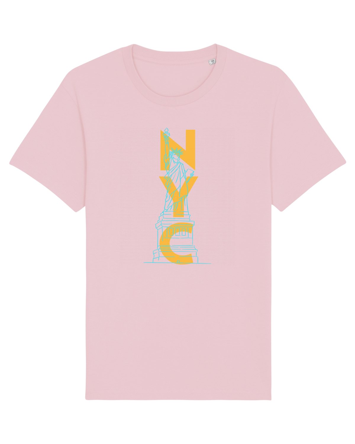 Tricou mânecă scurtă Unisex Rocker Cotton Pink