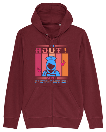 Asistent medical Burgundy