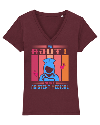 Asistent medical Burgundy