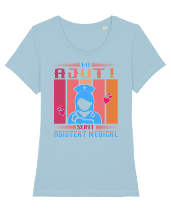Asistent medical Sky Blue