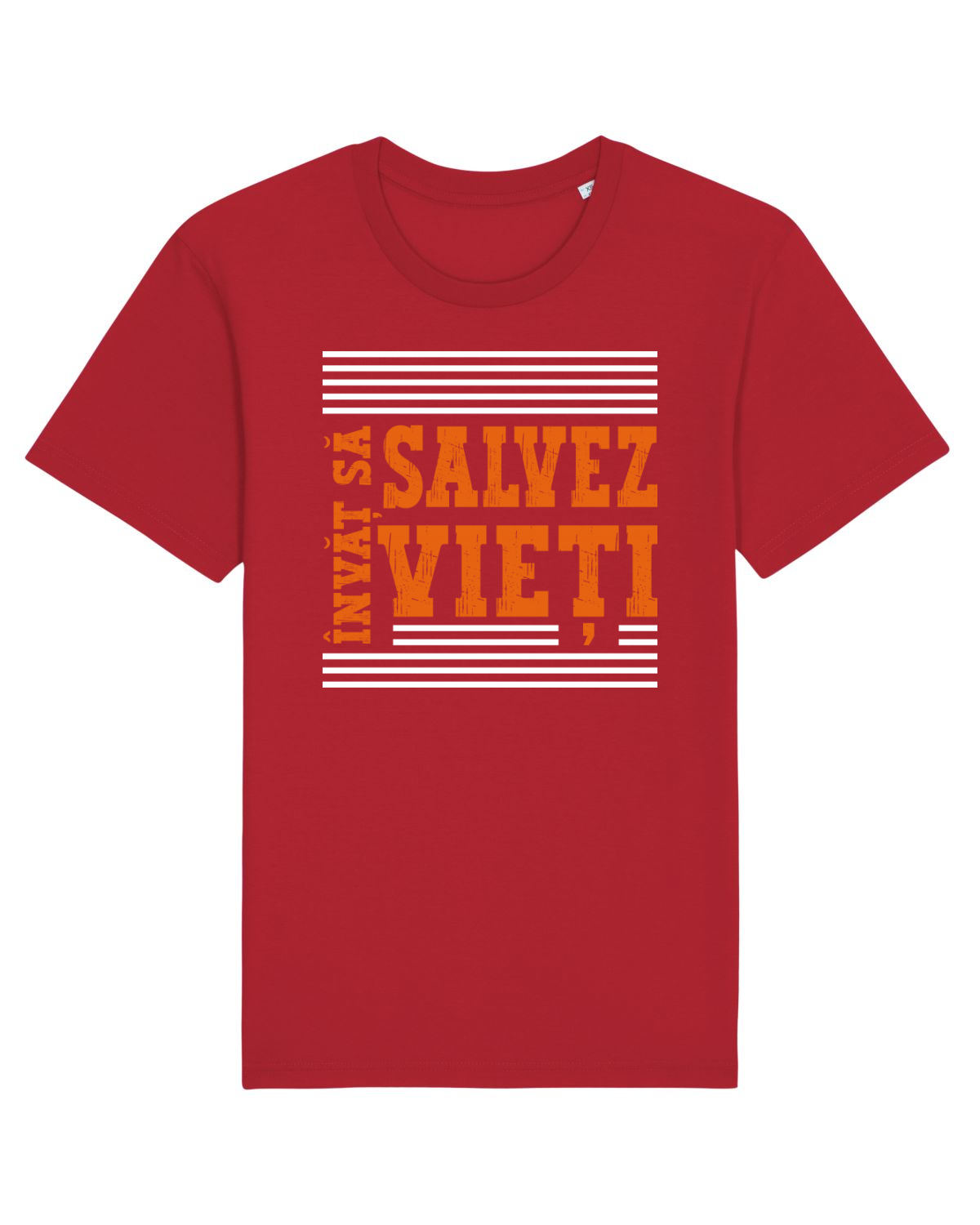 Tricou mânecă scurtă Unisex Rocker Red